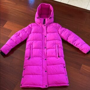 BCBG Pink Puffer Coat